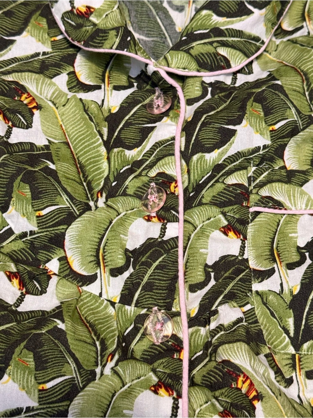Sant and Abel Sant & Abel Martinique Banana Leaf Print Pajamas - Picture 7 of 8